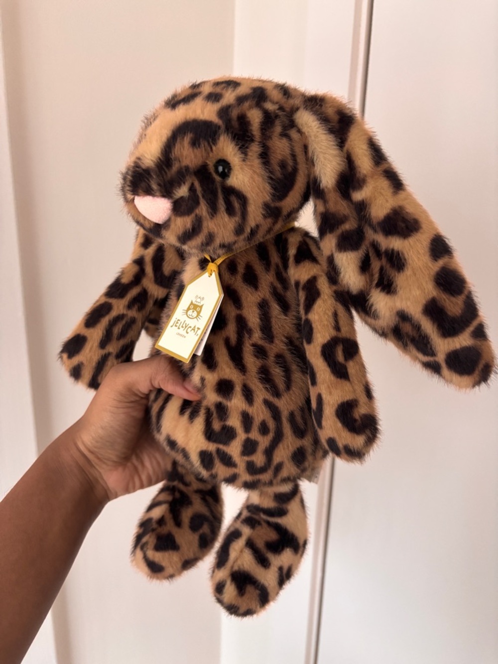 Jellycat Cobblehop Leopard Print Bunny Plush - Picture 2 of 5